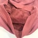 Athleta reversible sherpa maroon oversized thick heavy pullover hoodie