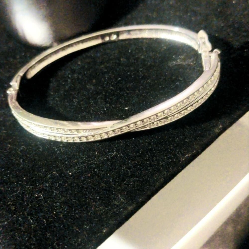 Authentic Swarovski Edith silver bangle bracelet Bracelets