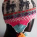 Peruvian chullo Hat - cap for women- warm winter - sheep's wool