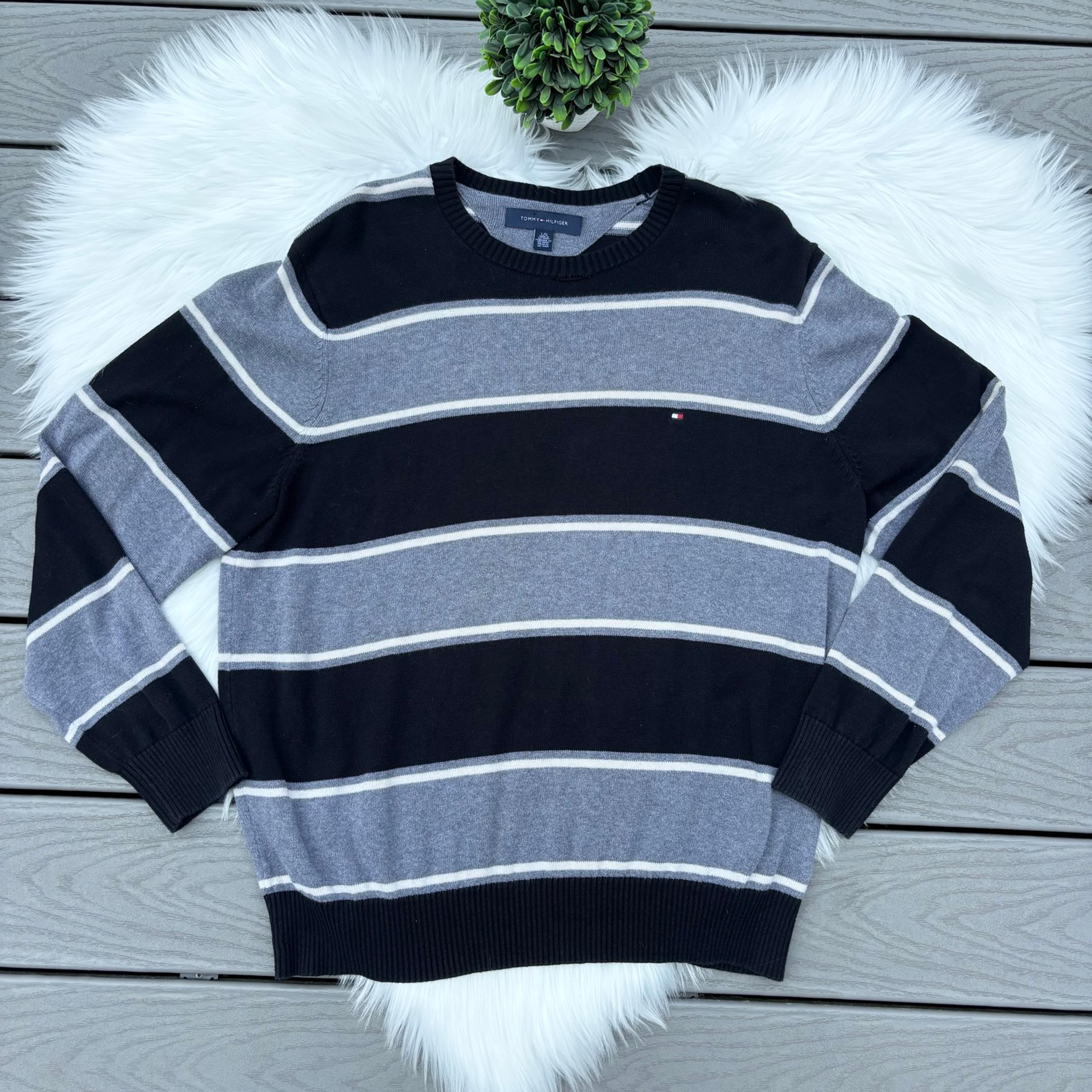 Mens Striped Sweater - Tommy Hilfiger