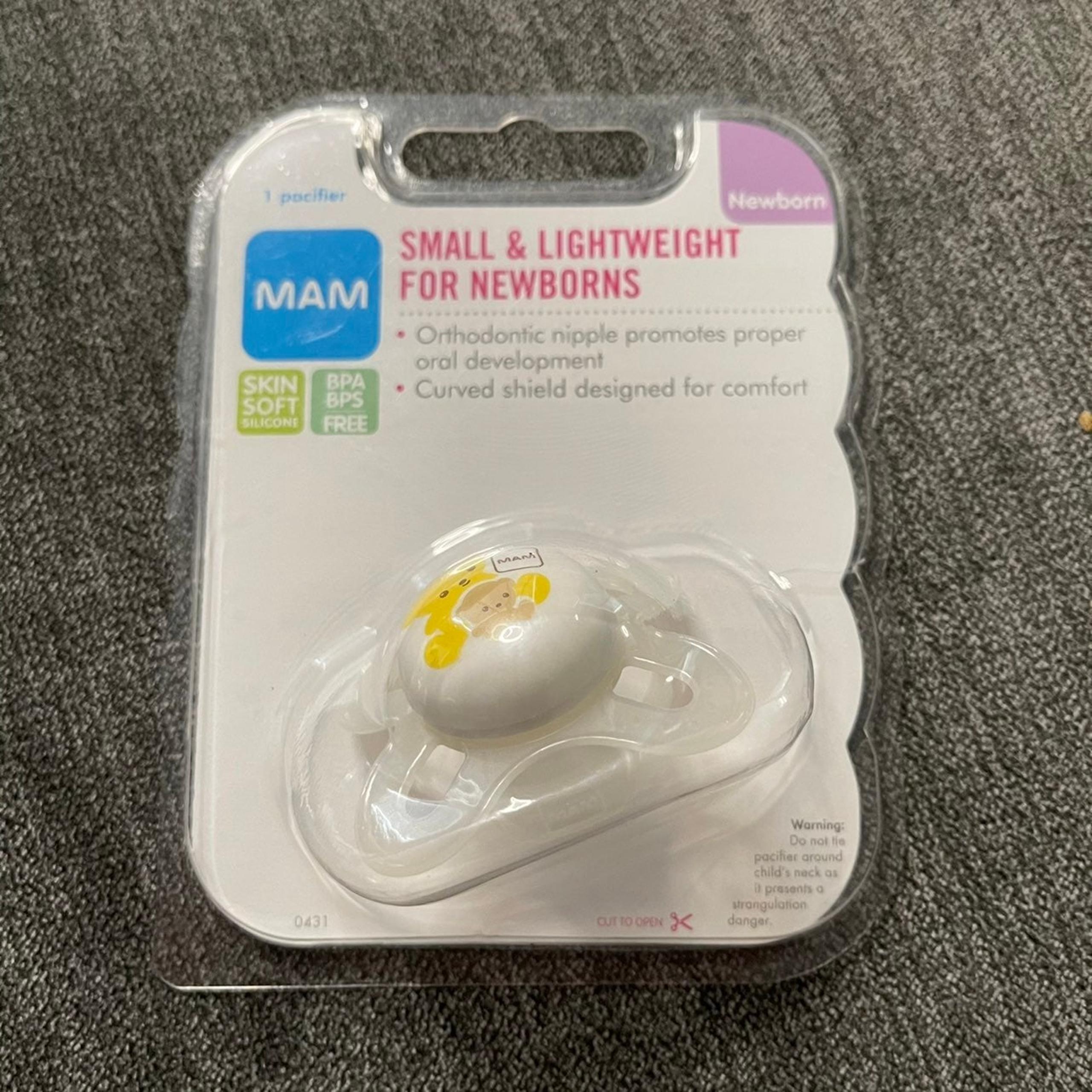 New Mam Baby Newborn Silicone Pacifier