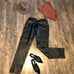 LEATHER 2000 Black Women's Pants Size 12