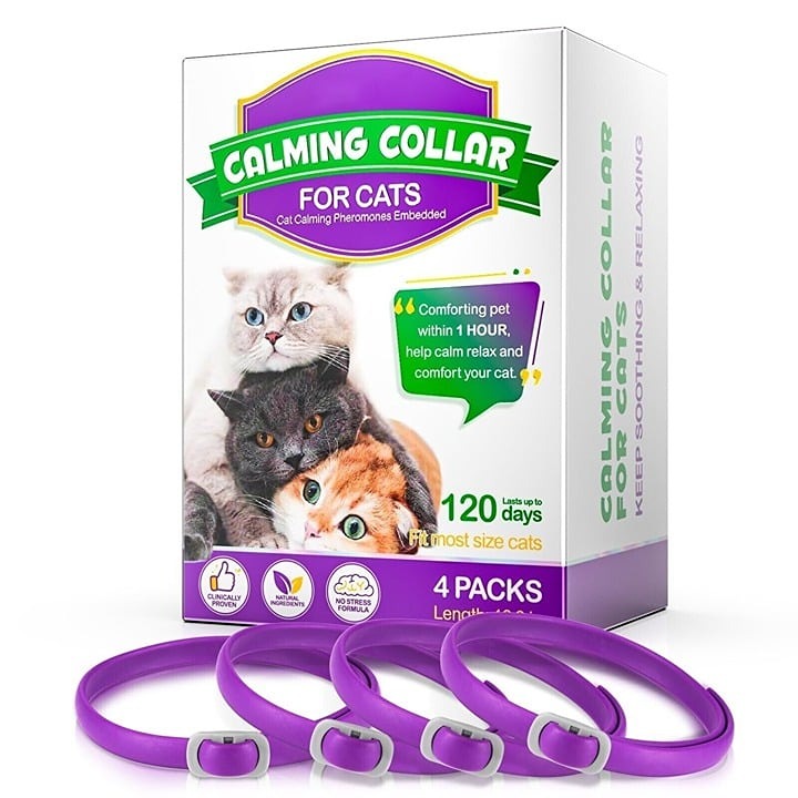 ✨4 Pack Calming Collar for Cats with Pheromones Anxiety 120 Days -BRAND NEW
