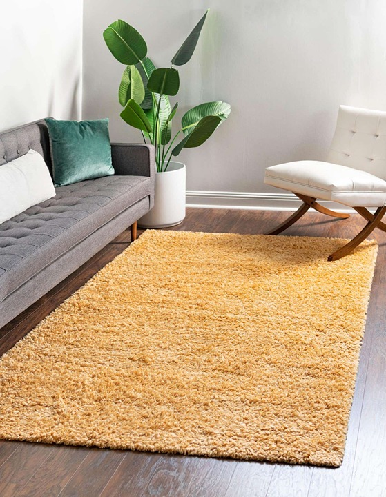 5' x 8' New Area Rug Yellow H 46056 Home Decorative Art Soft Carpet Collectible