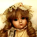 1981 Gorham collection Porcelain music box doll with key and box 18