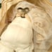 1981 Gorham collection Porcelain music box doll with key and box 18