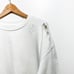 RtA Womens Crewneck Distressed Oversized Sweatshirt Size XS in Ivory Pullover