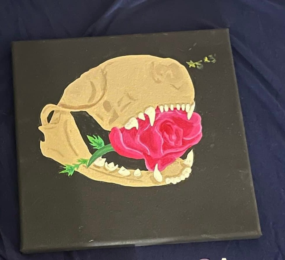 “Beauty is death” Painting