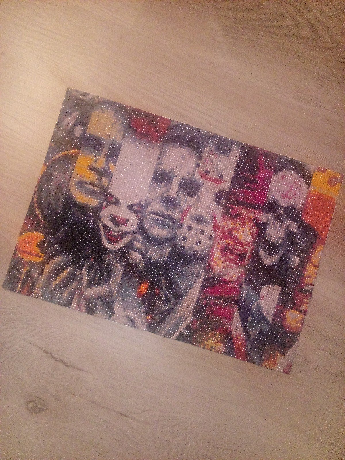 Horror character diamond art
