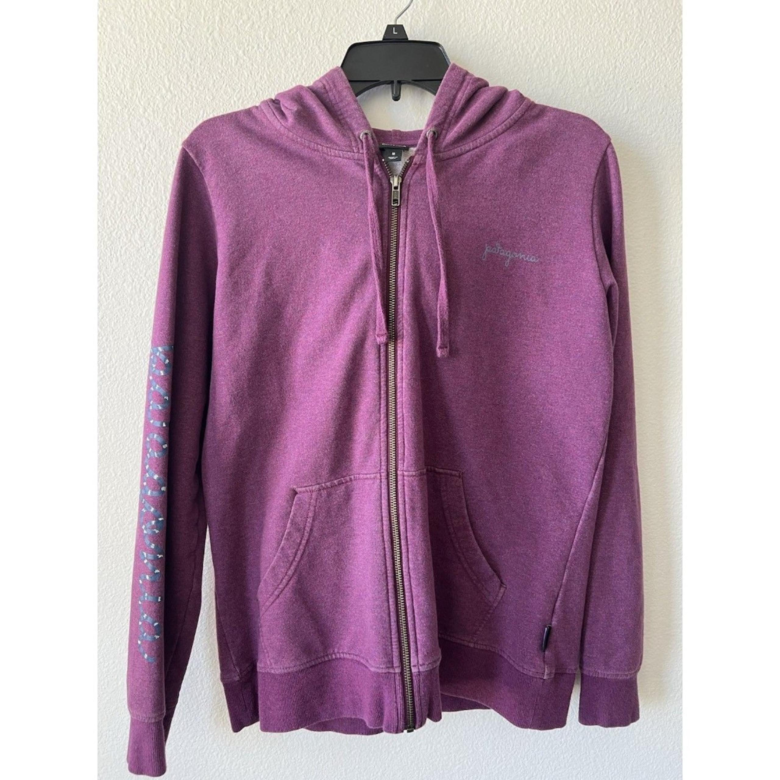 Women’s Patagonia Purple Full Zip Sweater Medium