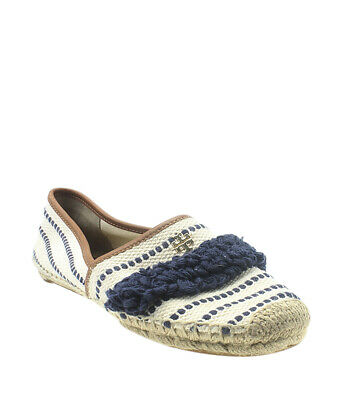 Tory Burch Espadrille Ivory & Blue ...