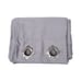 Royal Velvet Curtains 2 Piece Blackout Gray Lined Heavy Thick Grommet Window