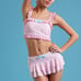 My Melody Sweets Skirted Bottom & Ruffle Top Swim Set Hot Topic Sanrio