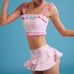 My Melody Sweets Skirted Bottom & Ruffle Top Swim Set Hot Topic Sanrio