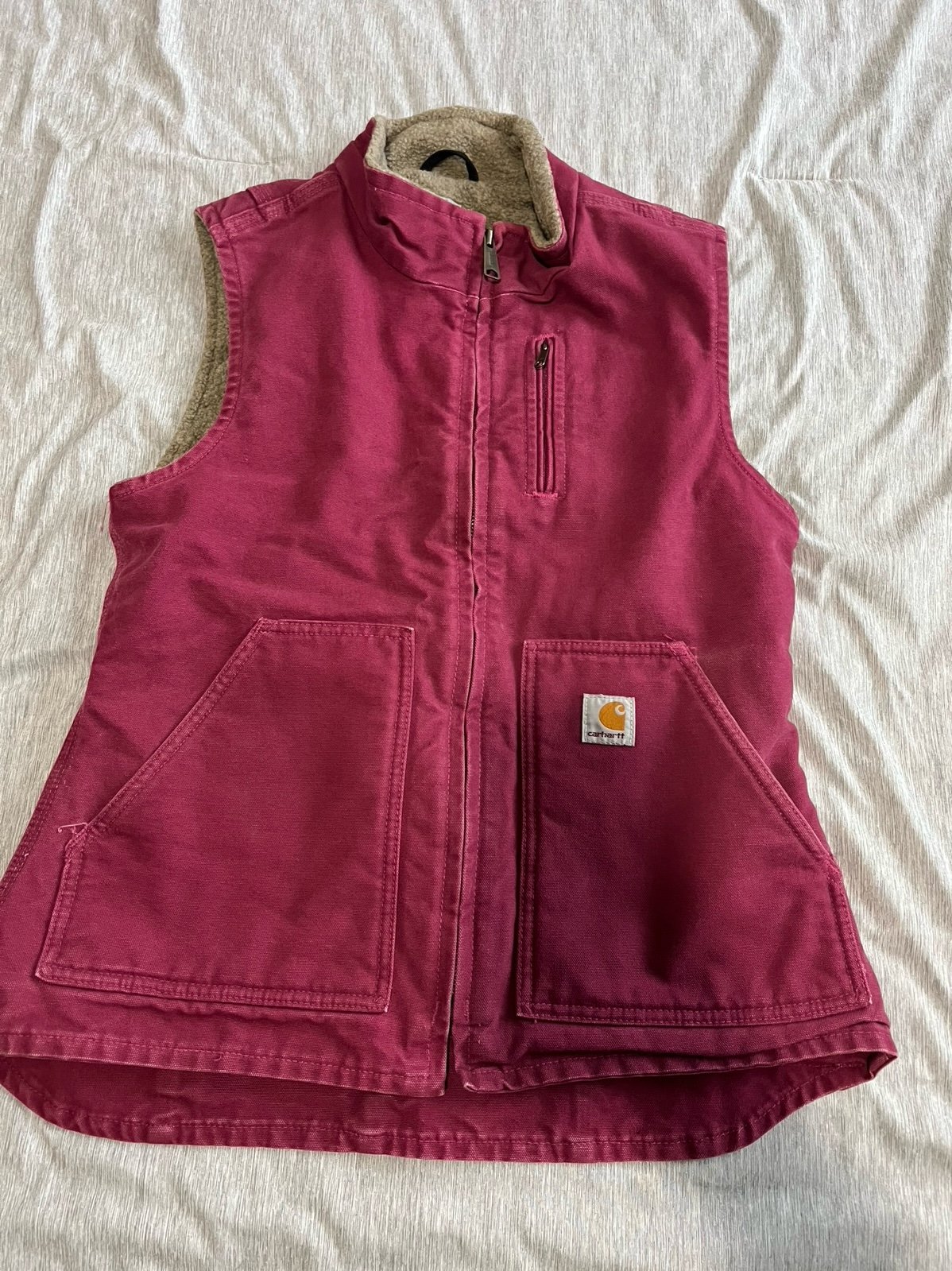 Carhartt Womens Sherpa lined pink Vest