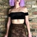 vintage leopard print midi skirt 1990s
