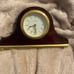 Rosewood Quartz Desk Clock