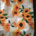 6pcs.Sunflower Newspaper Floral Table Placemats