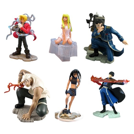 FullMetal Alchemist - Complete set of 6 - 2004 Bandai HGIF 2
