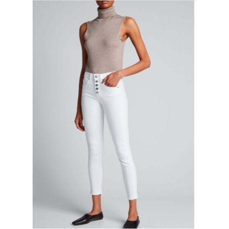 Veronica Beard Women's Debbie Skinny Jeans Sz 24 00 NWT 228 White