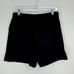 Helmut Lang shorts womens medium M navy blue quiet luxury cotton minimalist
