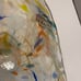 Murano White Cristal Vase. hand made In Italy. new