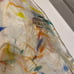 Murano White Cristal Vase. hand made In Italy. new