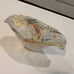 Murano White Cristal Vase. hand made In Italy. new