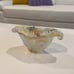 Murano White Cristal Vase. hand made In Italy. new