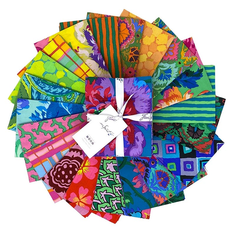 Kaffe Fassett Fat Quarter Bundle in Bright by Kaffe Fassett for Free Spirit