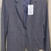 Theory Carissa Flint Grey Melange Classic Suit Blazer size 12