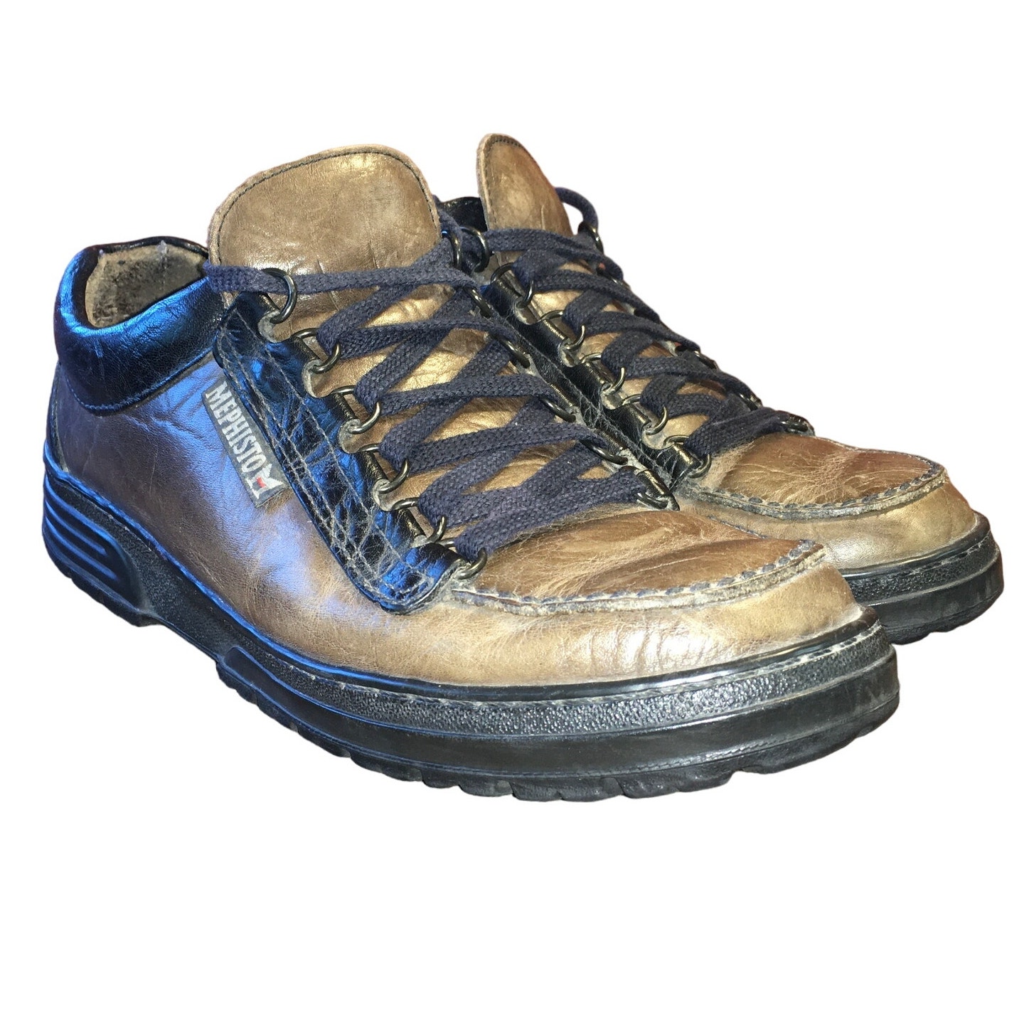 Mephisto Cruiser Trampolins Brown Leather Sneaker Shoe Mens 8.5 Classic Heritage