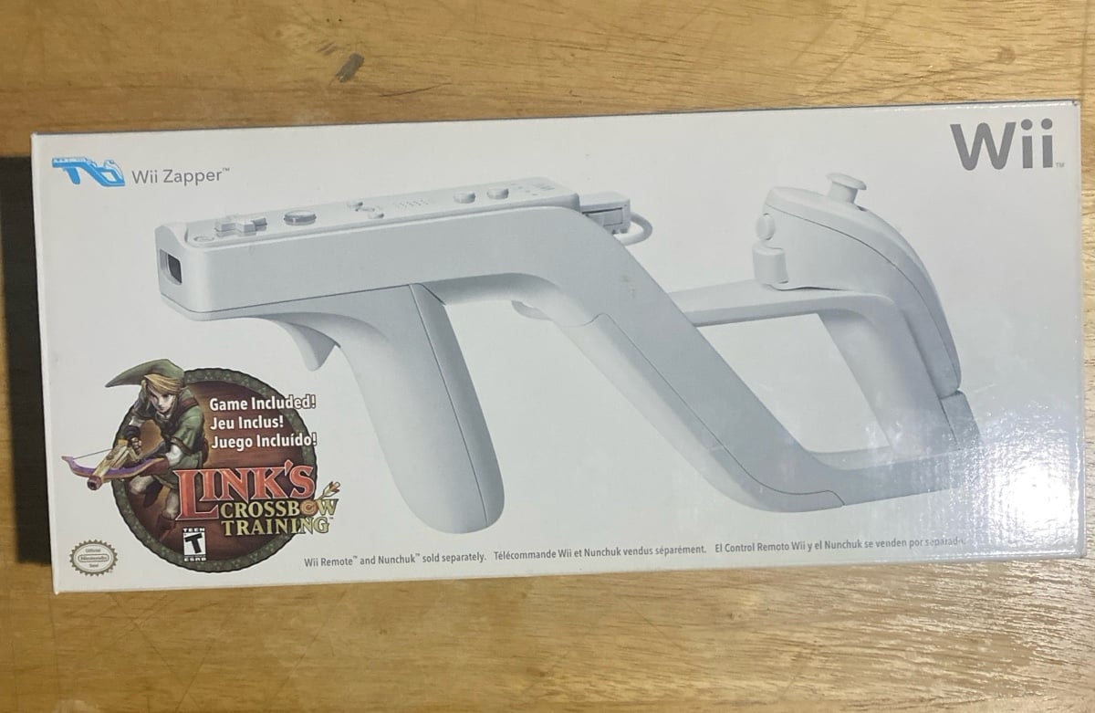 Nintendo Wii Zapper with Link's Crossbow Training