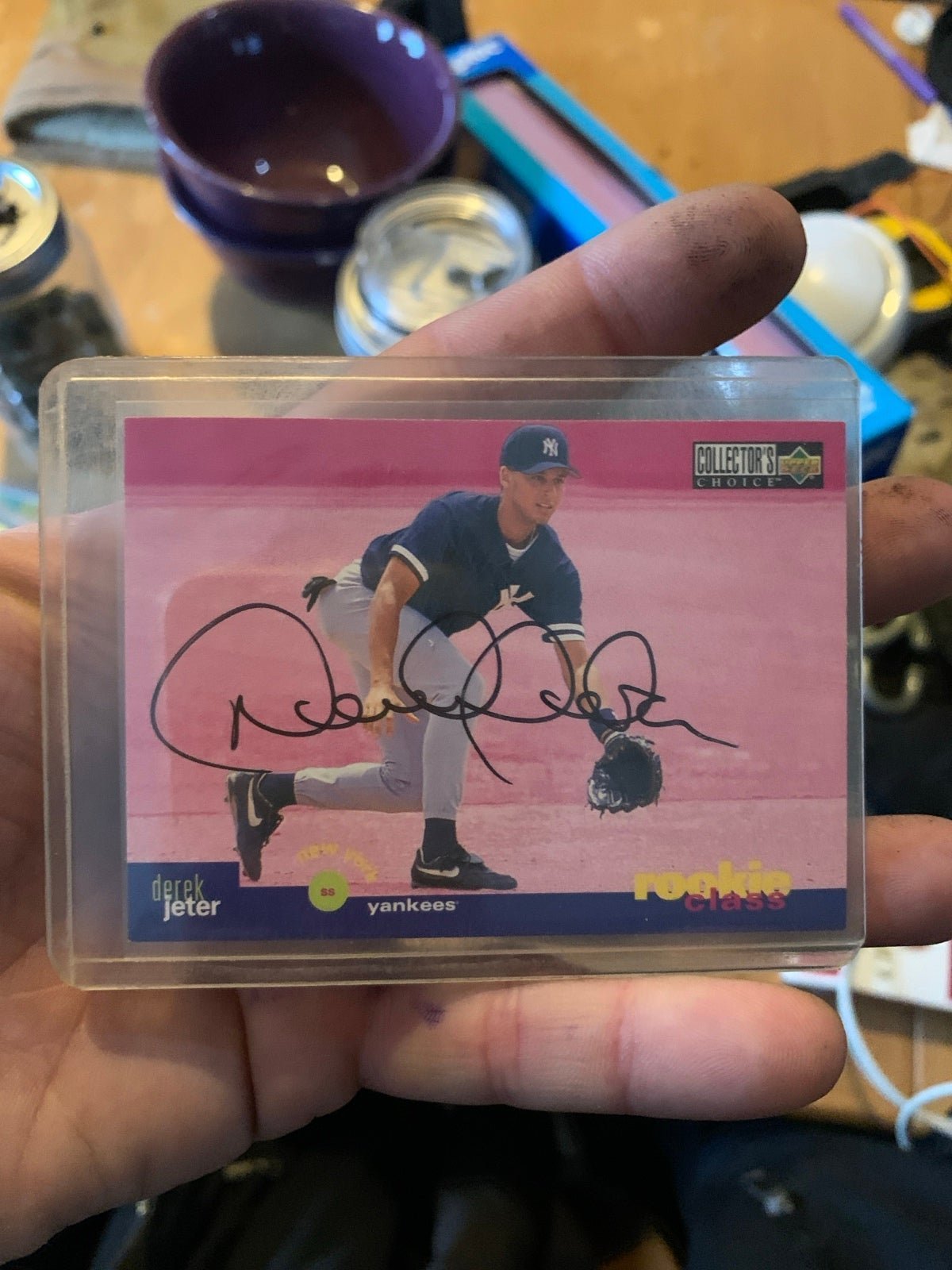 1995 Upper Deck Collectors choice pink Derek Jeter Rookie