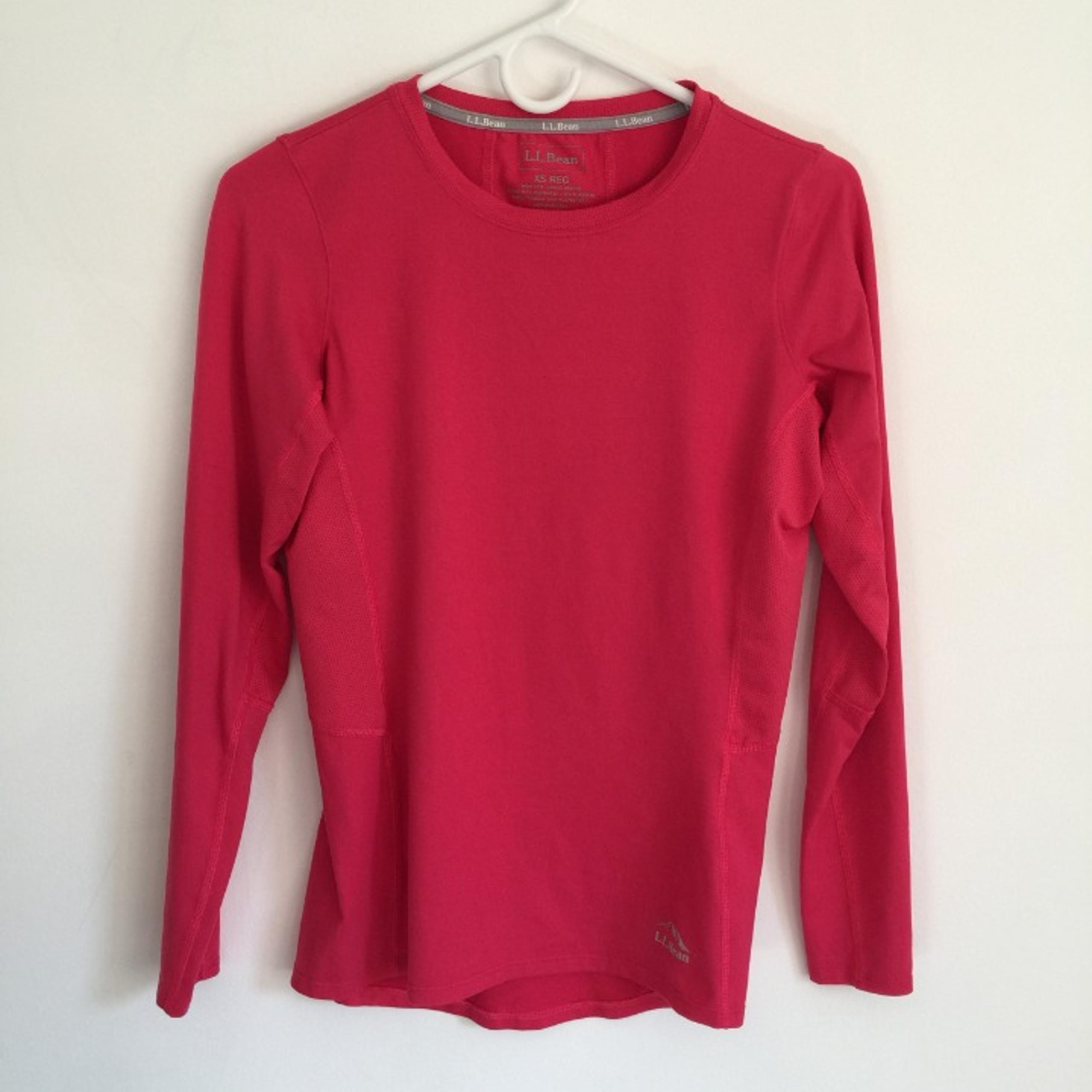 L.L. Bean Pink Winter Running Top XS