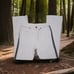 6397 Taped White Jean Black Stripe Bootleg Jeans Size 26
