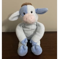 Baby Gund Floppums Blue Cow Stuffed Animal Plush 5823 RARE!