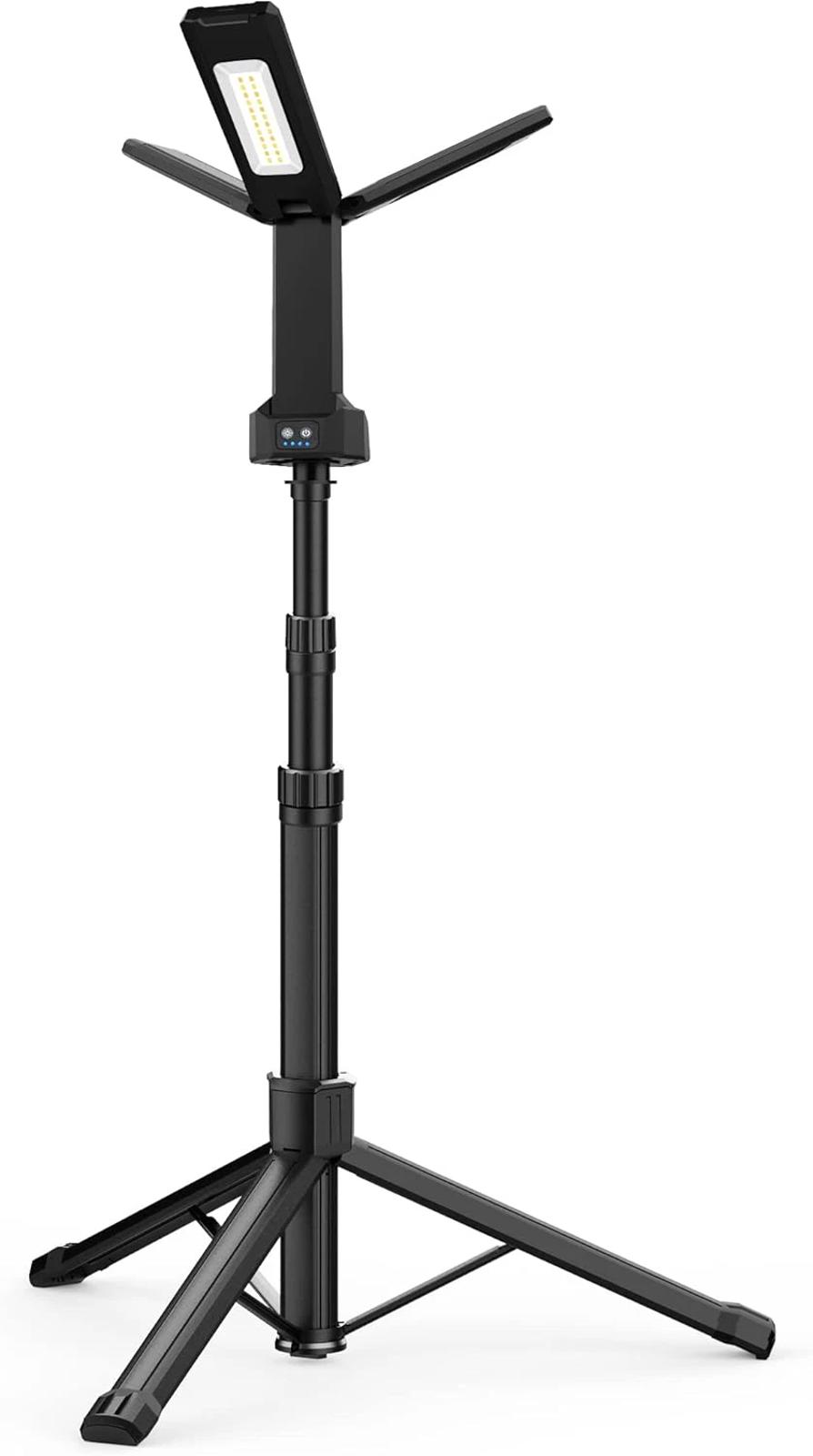NEW SEALED Rechargeable LED Work Light with Stand, Aluminum 67 Portable Cordles