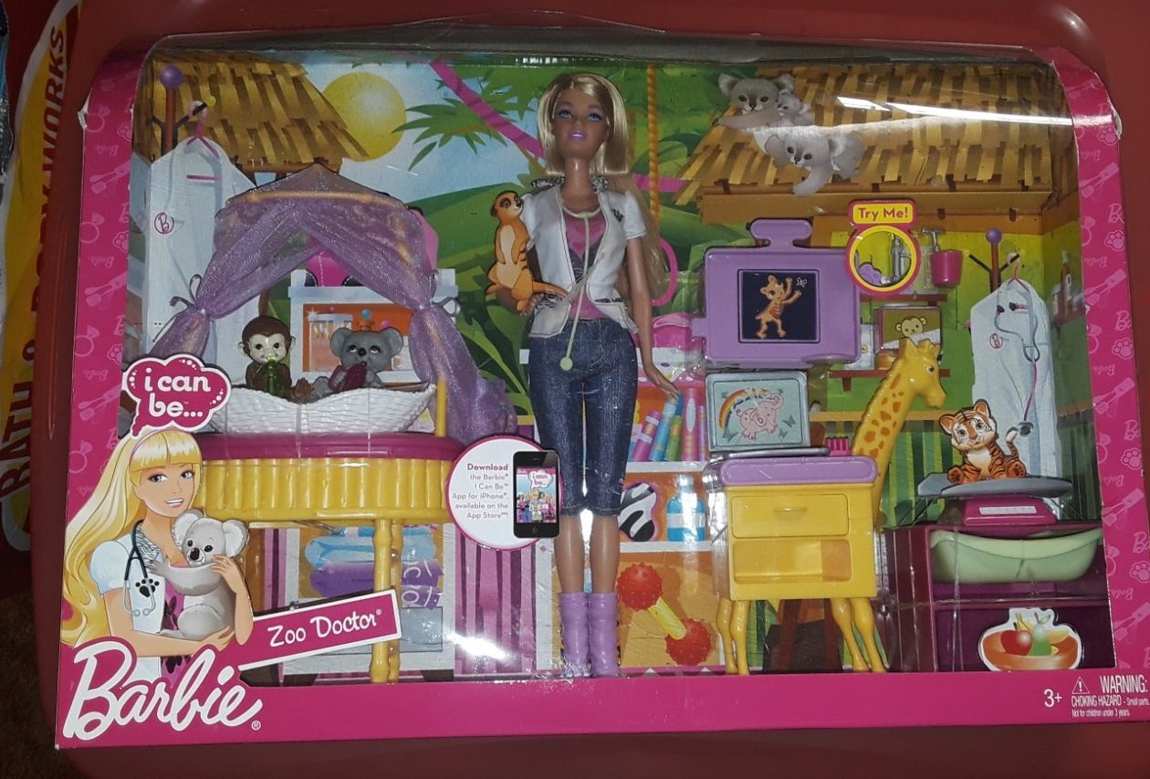 Barbie I can be zoo doctor RARE Discontinued
