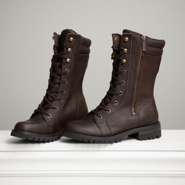 Harley-Davidson NEW! Women's Sz 8 Nolana Motorcycle Boots Lace Up Brown Leather