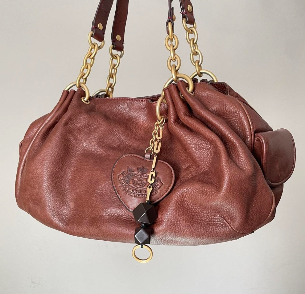 Vintage Juicy Couture Brown Leather Purse