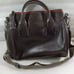 Dooney & Bourke Espresso Brown Florentine Toscana Large Front Pocket Satchel