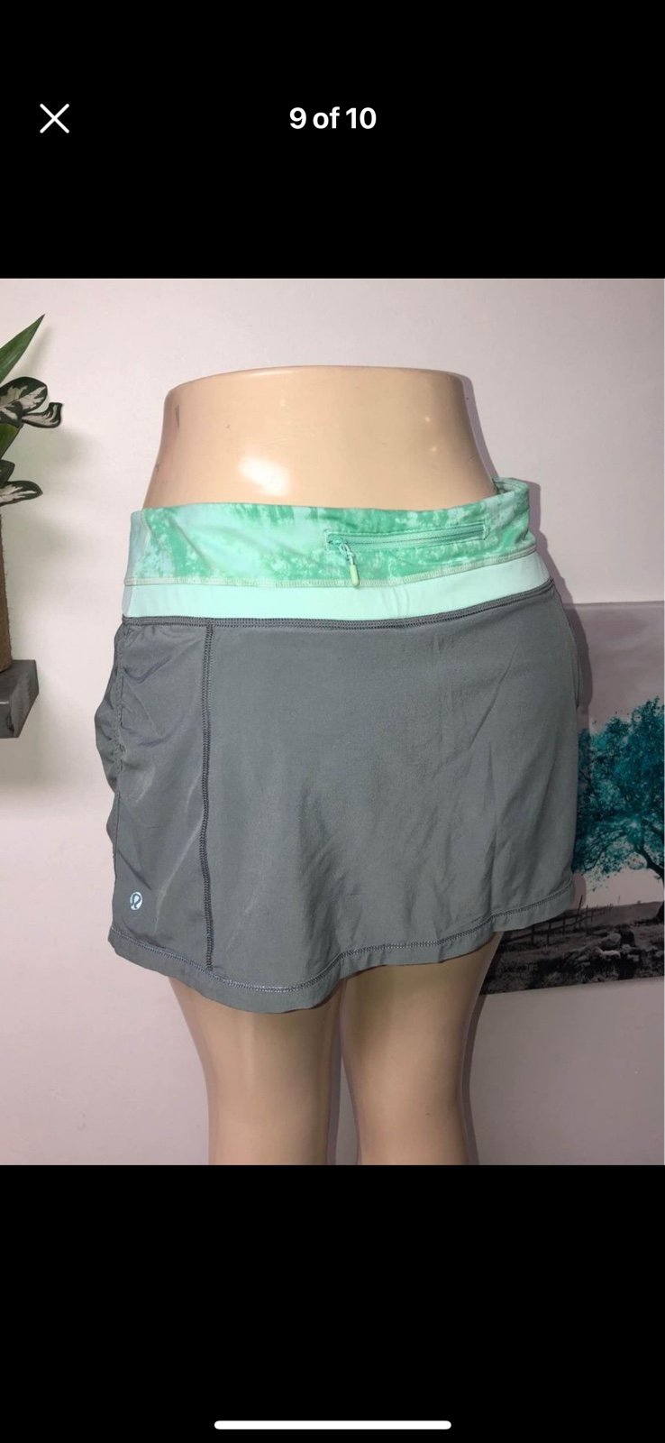 lululemon skort womens size 8