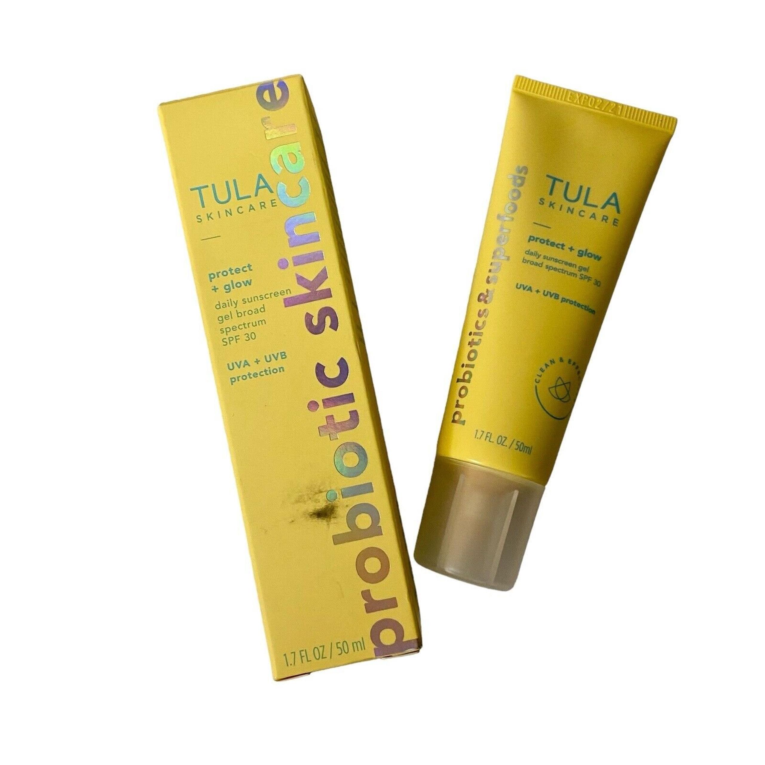 Tula Skincare Protect + Glow Daily Sunscreen Gel SPF 30 1.7 oz/ 50ml New In Box