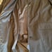 Ann Taylor Black rain trench coat button up pockets lined collared neck 14 Long