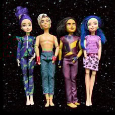 Disney Descendants 3 Isle of the Lost Set of 4, Hasbro, Evie, Mal, Carlos, Jay