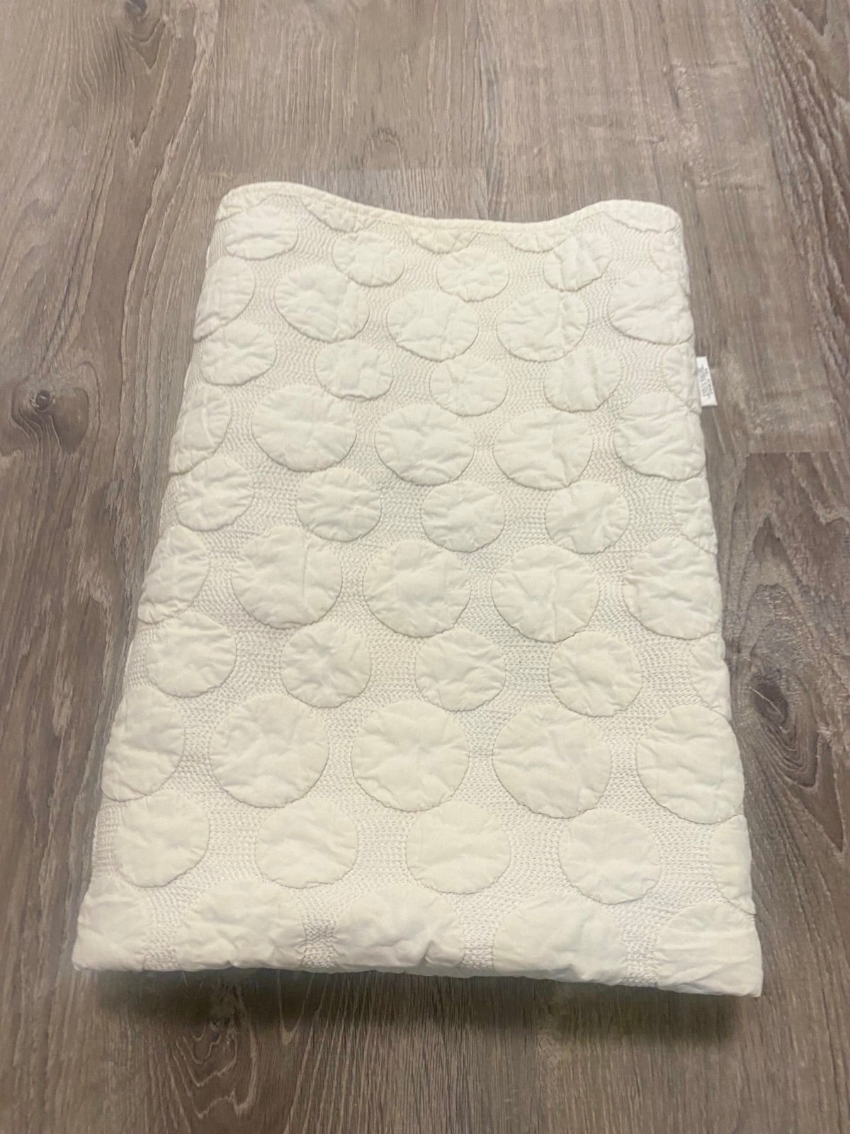 Pottery Barn Kids Stitching Quilted Blanket Beige