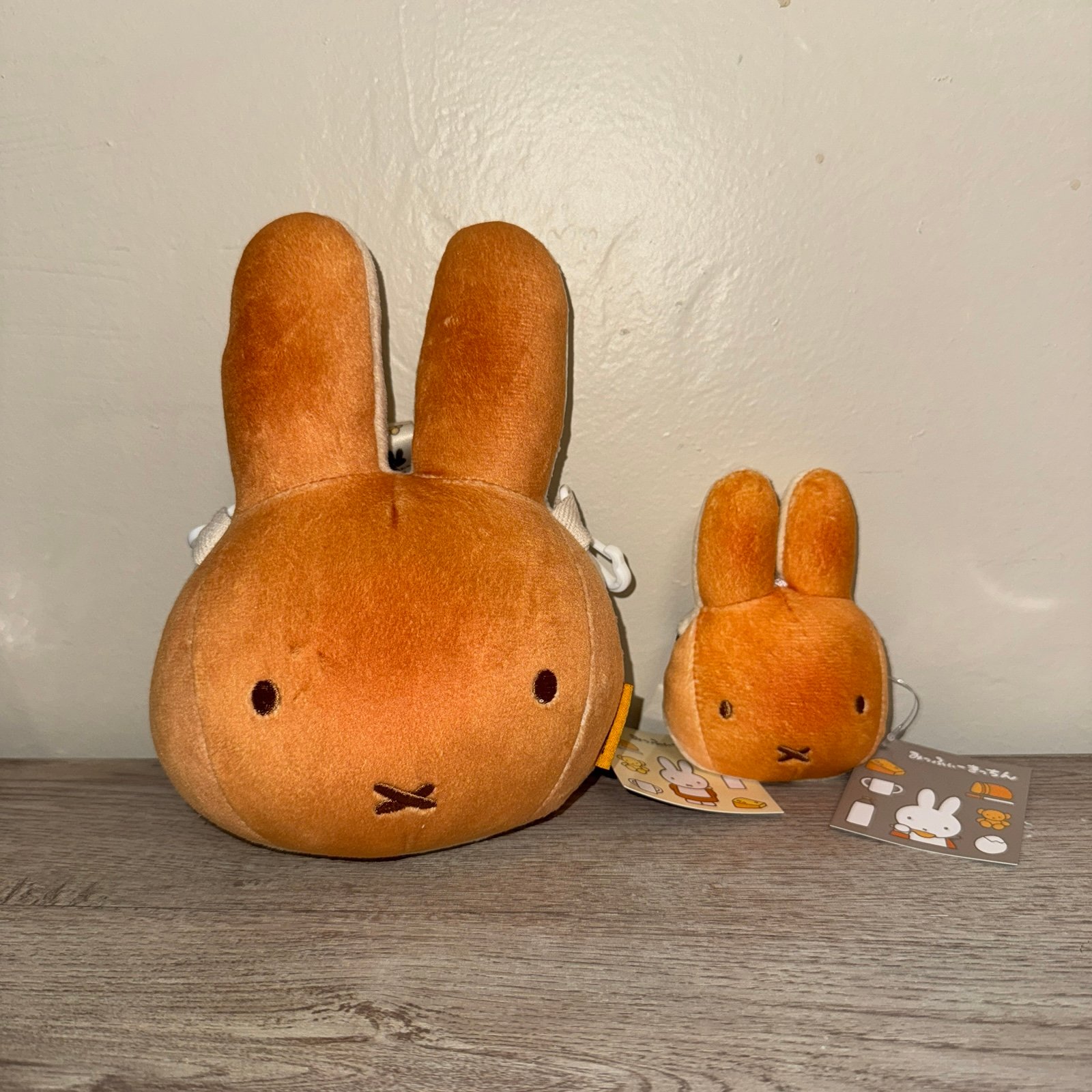 Miffy Bakery Kitchen Bread Bun Coin Pouch & Crossbody Pochette Bag Plush