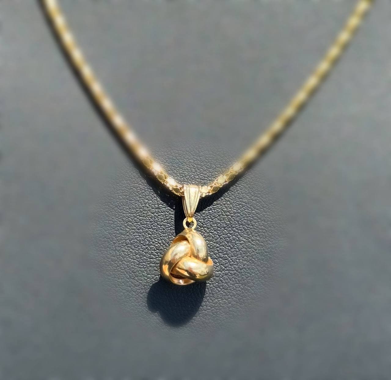 Jewelry 14k solid yellow infinite gold Pendant charm