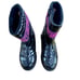 Juicy Couture Kissie Women's Winter Boots black pink logo lightweight warm SZ 6